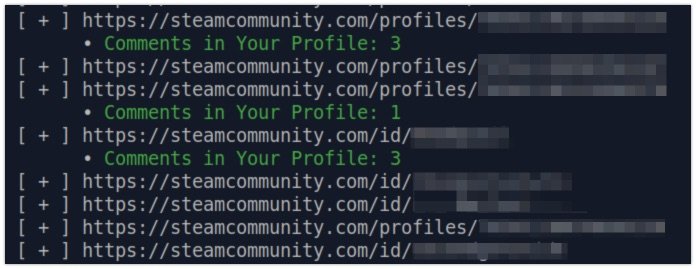 Listing of commenters