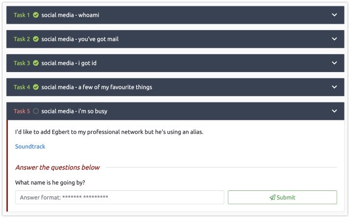 Working through the questions about Egbert...