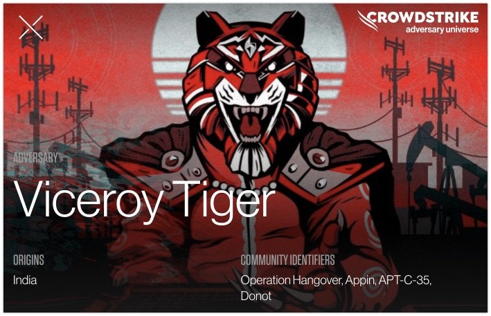 The 'Adversary Universe', by CrowdStrike