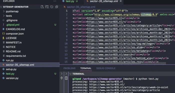 Scraping links with Python