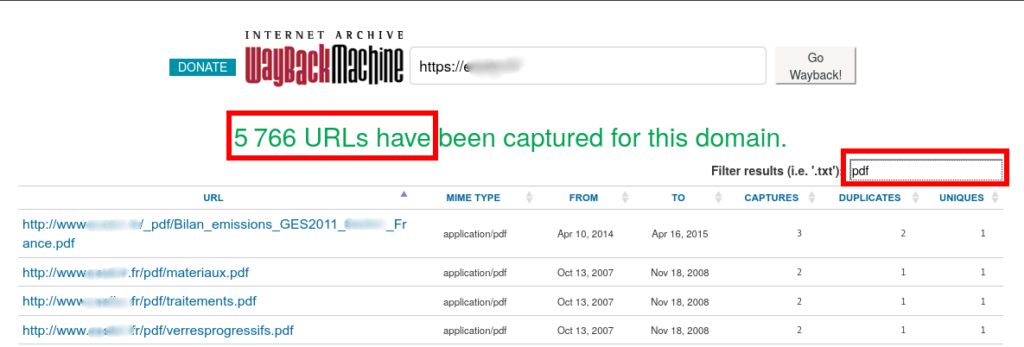 Filtering PDF's — Tip: add the period to filter ONLY on extensions