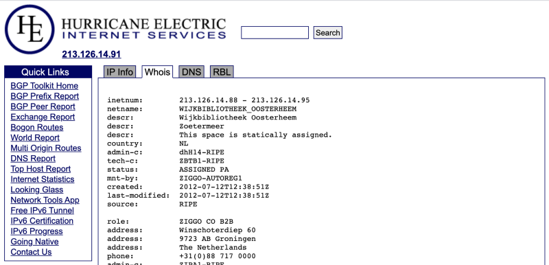Shoutout to Jerry Vermanen, with this specific IP address within AS33915
