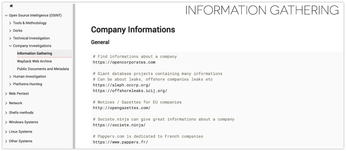 Haax's cheat sheet on offensive security
