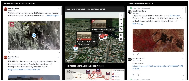 Collection of news feeds, public cameras and links