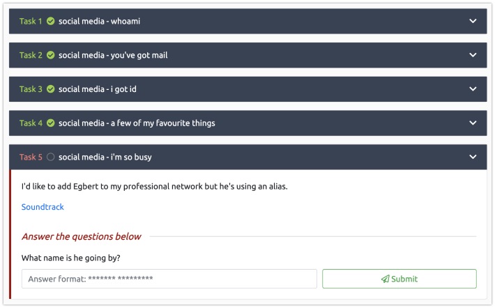 Working through the questions about Egbert...
