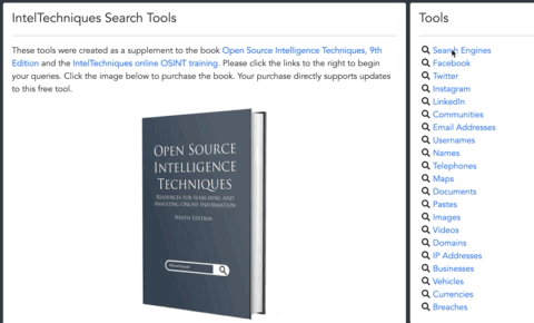 Bazzell's tools back online!