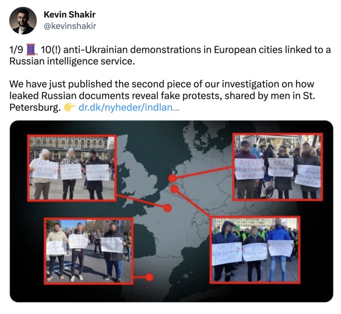Fake protesters uncovered Fake protesters uncovered