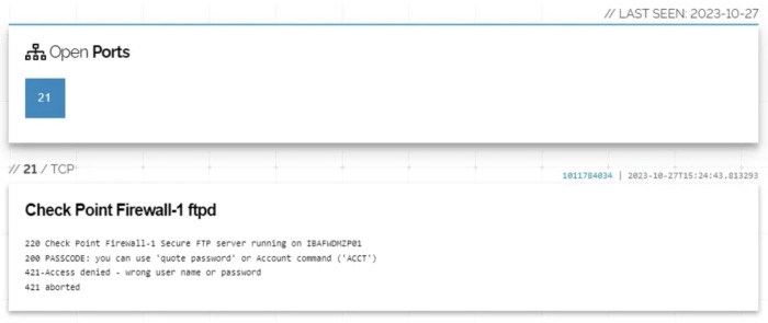 Looking for exposed ports with Shodan