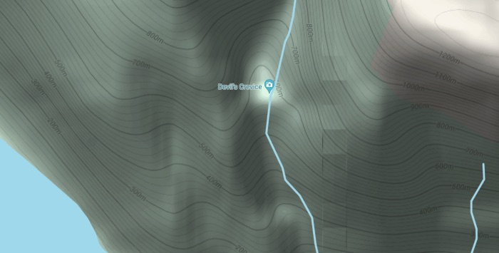 Viewing elevation lines in Google Maps