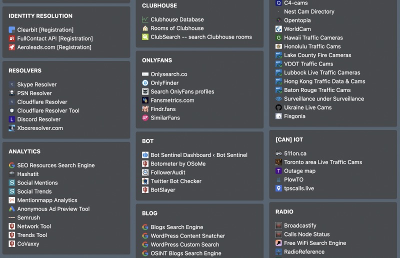 Links, links and even more links!