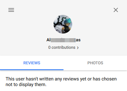 Finding out the name behind an account
